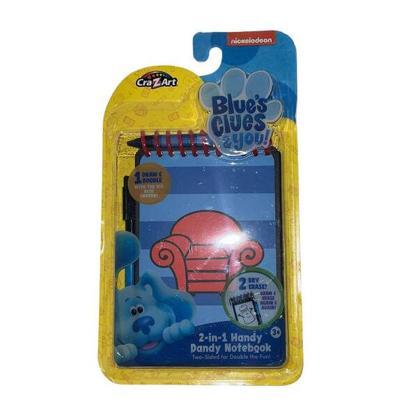 CraZart Blue’s Clues & You 2-in-1 Handy Dandy Notebook Nickelodeon New - Picture 1 of 3
